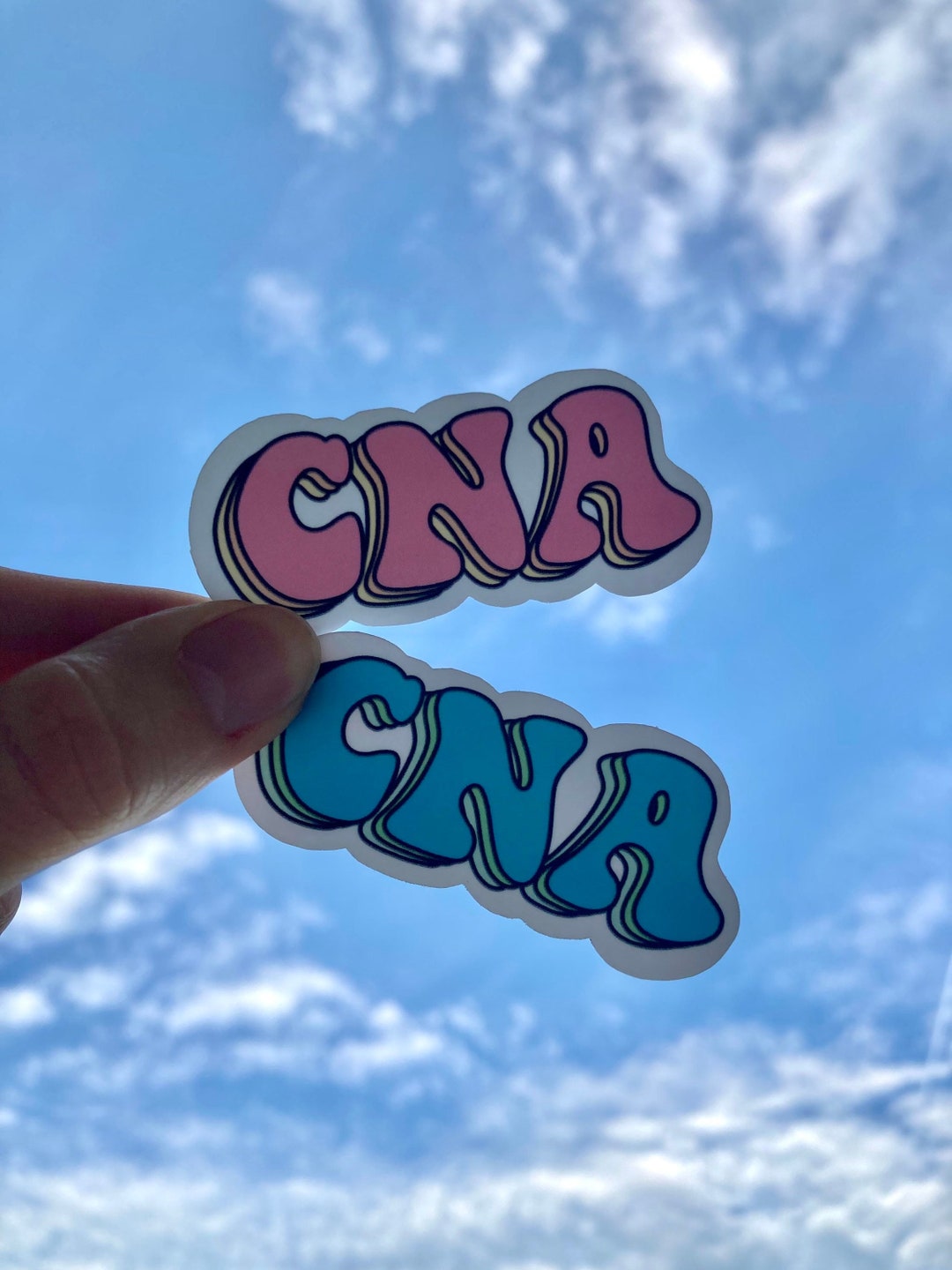 CNA Vinyl Sticker: Certified Nursing Assistant, Water Bottle Decal - Etsy