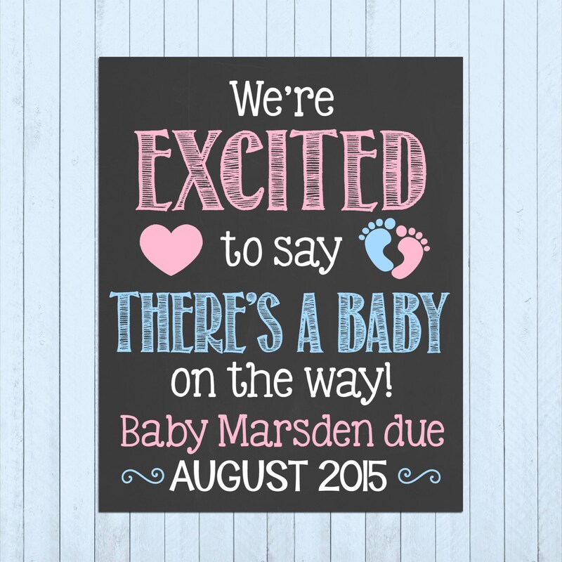 Pregnancy Chalkboard - Etsy