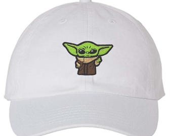 Grogu Alien Kid Hat, Star Wars Mandalorian Kid Embroidered Hat, Hollywood Studios, Disney World Hat