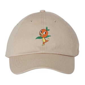 Orange Bird Hat, Adult Kids Sizes, Enchanted Tiki Room Bird Embroidered Hat, Magic Kingdom Epcot Disney Florida Trip Hat