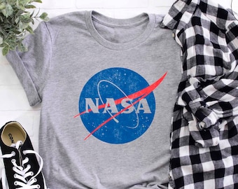 NASA Vintage Insignia Adult T-shirts NASA Shirt Space Science Youth Adult Baby sizes S-2XL