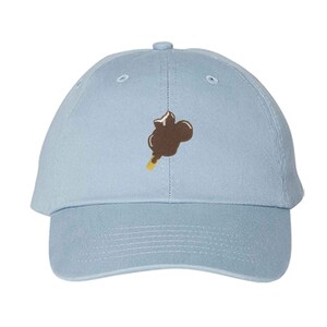 Mickey Ice Cream Hat, Disney Snacks, Mickey Ice Cream Embroidered Hat, Disney World, Disney Trip, Disney Vacation Hat