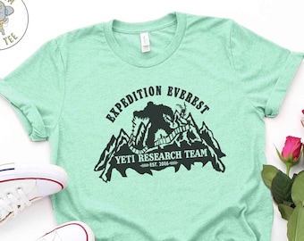 Disney Expedition Everest Shirt, Yeti Research Team, Animal Kingdom Shirt, Disney Vacation Shirt, Disney Family Vacation Shirts
