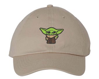 Grogu Alien Kid Hat, Star Wars Mandalorian Kid Embroidered Hat, Hollywood Studios, Disney World Hat