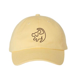 Simba Outline Embroidered Hat, Simba Hat, Disney Animal Kingdom, Lion ...