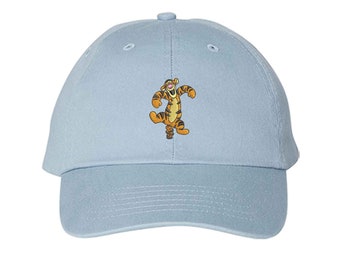 Tigger Hat Adult Kid Sizes, Pooh Friends, Tigger Embroidered Hat, Disney World Tigger Hat, Disney Trip Hat