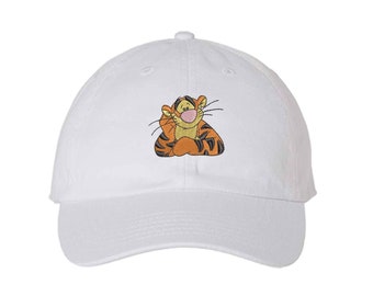 Tigger Hat Adult Kid Sizes, Pooh Friends, Tigger Embroidered Hat, Disney World Tigger Hat, Disney Trip Hat
