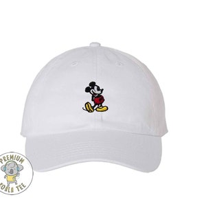 Mickey Mouse Hat, Adult and Kid Sizes, Retro Mickey Embroidered Hat, Mickey Ears, Magic Kingdom, Disney Trip Hat, Disney Vacation Hat