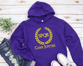 Camp Jupiter SPQR Percy Jackson Halloween Costume Hooded Sweatshirt Adult Youth toddler sizes S-3XL Hoodie