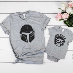 Matching Daddy and Son Shirts, Dadalorian The Child Star Wars Shirts, Daddy and Me Shirts, Dad Gift, Baby Shower Gift