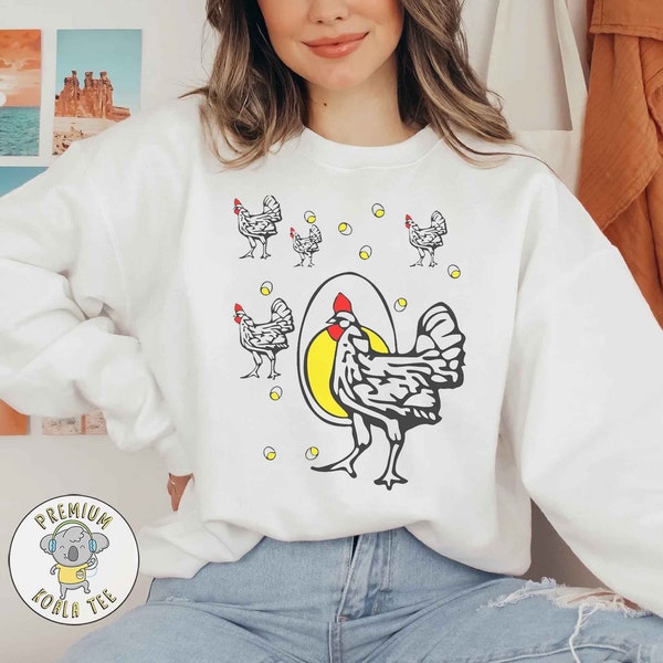 Roseanne Chicken Sweatshirt, Roseanne Barr, Funny Chicken Sweatshirt, Ugly Chicken Sweatshirt, Cosplay Party Shirt, Halloween Costume S-5XL