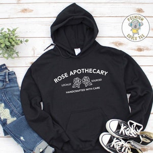Rose Apothecary Hoodie Sweatshirt Funny Graphic Hoodie | Etsy