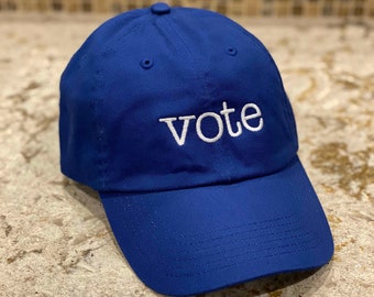 Vote embroidered Hat