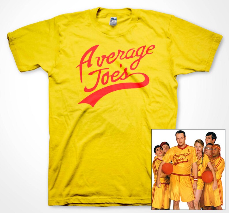 Average Joe's Tshirt Dodgeball Joes Team Halloween Costume Shirts