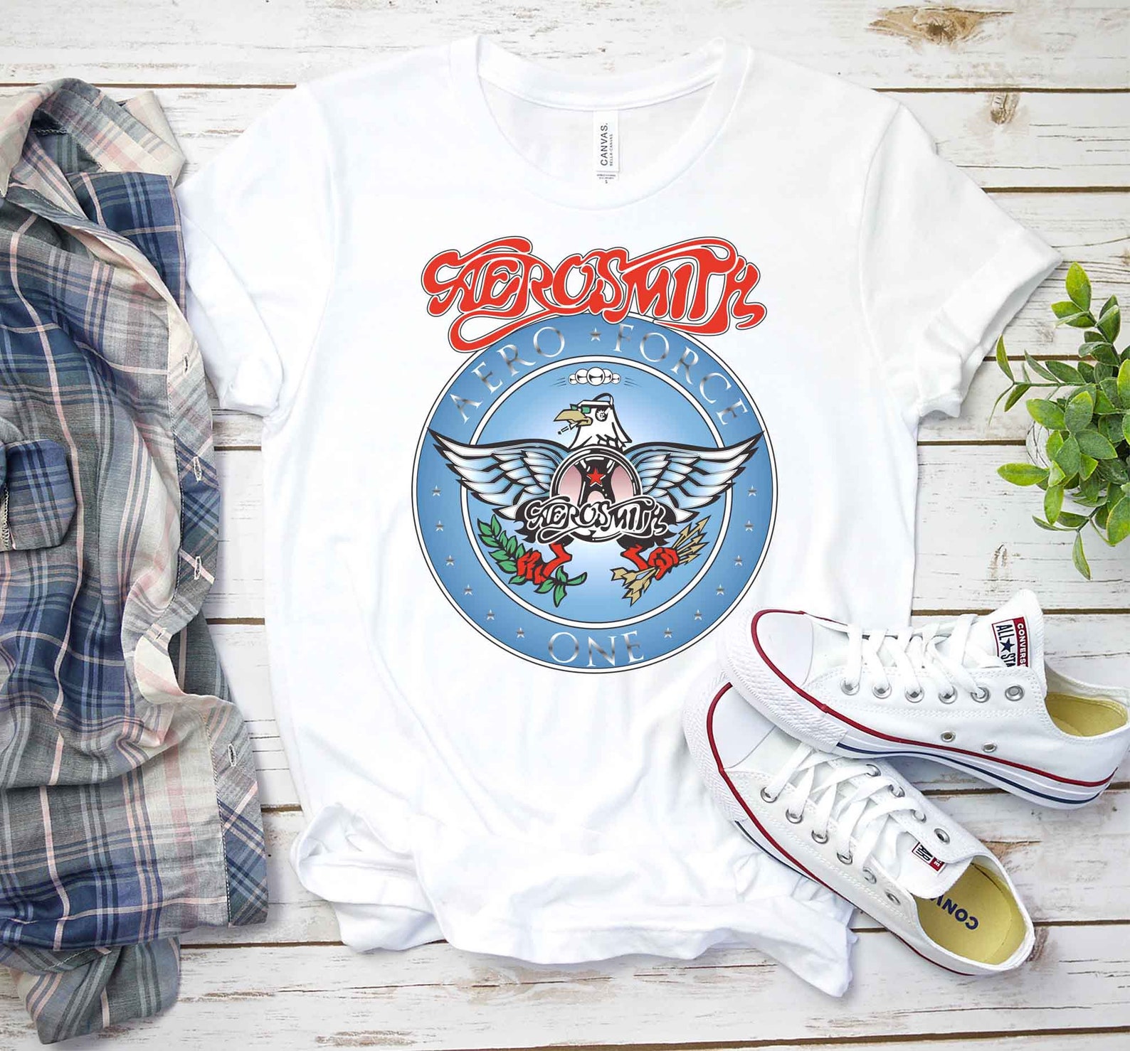 Wayne's World Garth Aerosmith T-shirt With Waynes Hat - Etsy