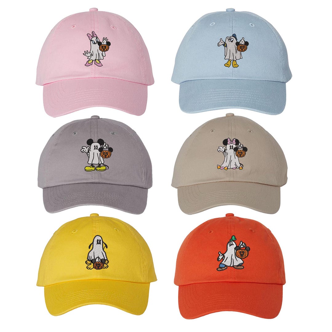 Mickey Minnie Ghost Embroidered Hat Donald Daisy Goofy Pluto  display picture 1