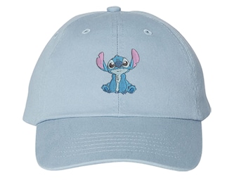 Stitch Hat Adult Kid Sizes, Disney Stitch Embroidered Hat, Disney World,  Disney Trip Hat