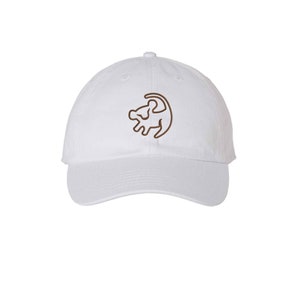 Simba Outline Embroidered Hat, Simba Hat, Disney Animal Kingdom, Lion ...