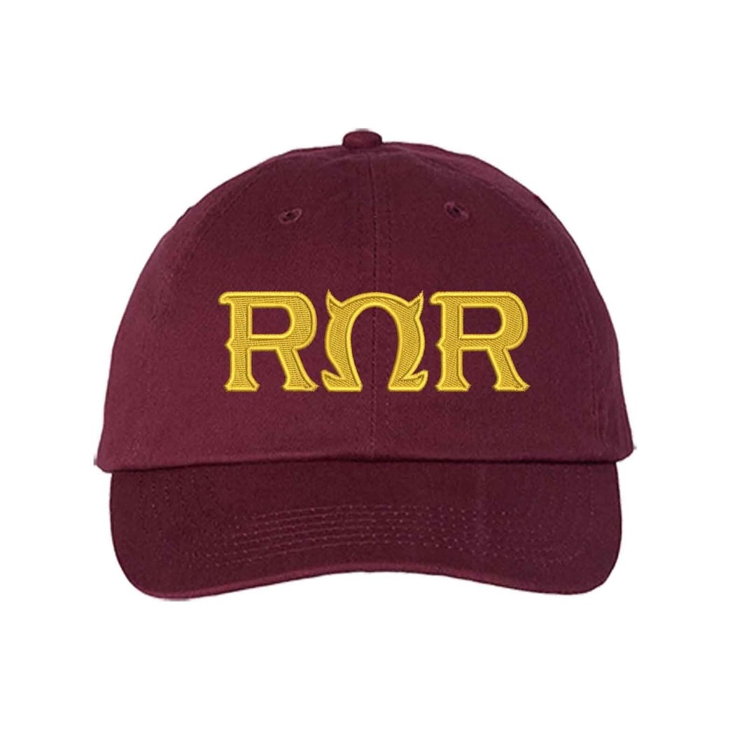 Monsters University ROR Roar Omega Embroidered Hat Monster Fraternity Scare  Games Team Halloween Costume Adults Kids Size Hats