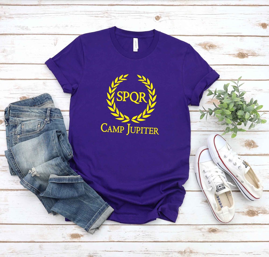 Camp Jupiter - Camp Half-Blood Chronicles Branches T-Shirt - Percy Jackson  and Olympian SPQR Adult Unisex T-Shirt - Halloween Costume 2021