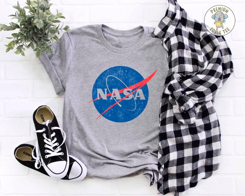 NASA Vintage Insignia Adult T-shirts NASA Shirt Space Science Youth Adult Baby sizes S-2XL image 1