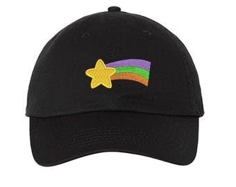 Rainbow Shooting Star Embroidered Hat Gravity Falls Mabel  display picture 3