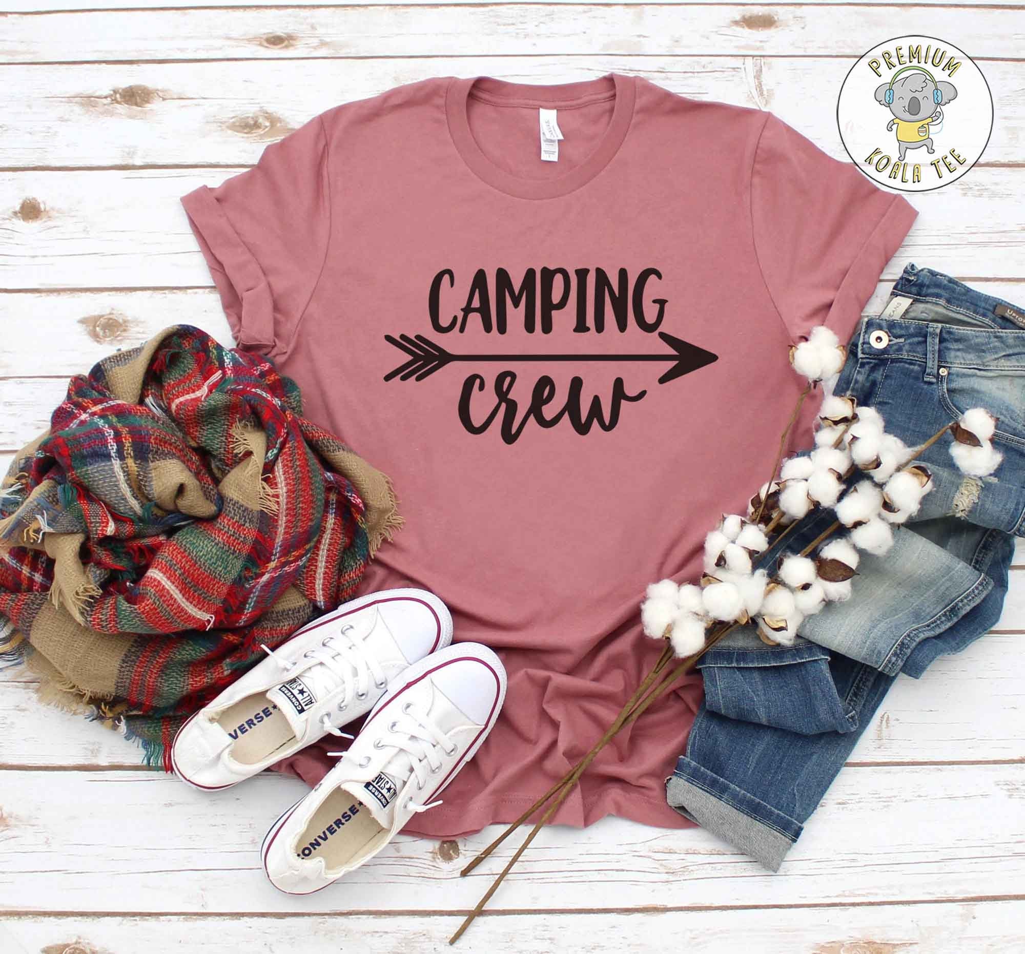 Camping Crew Shirtcamping Family Shirts Family Camping Trip Etsy