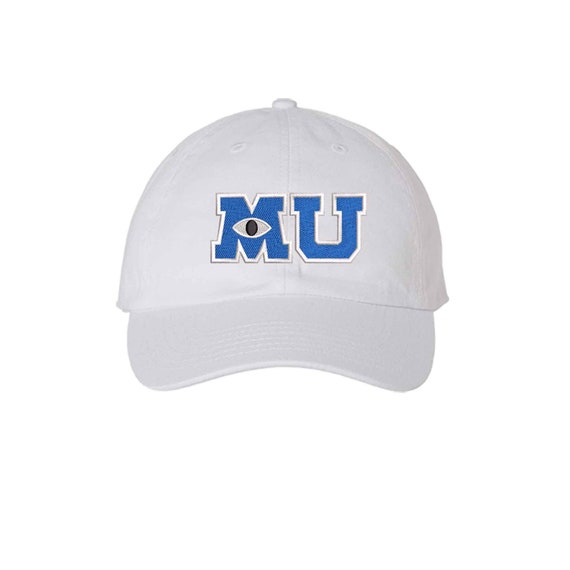 Disney - ＊m.u＊ Monsters University MU Embroidered Hat, Adult Kids Sizes