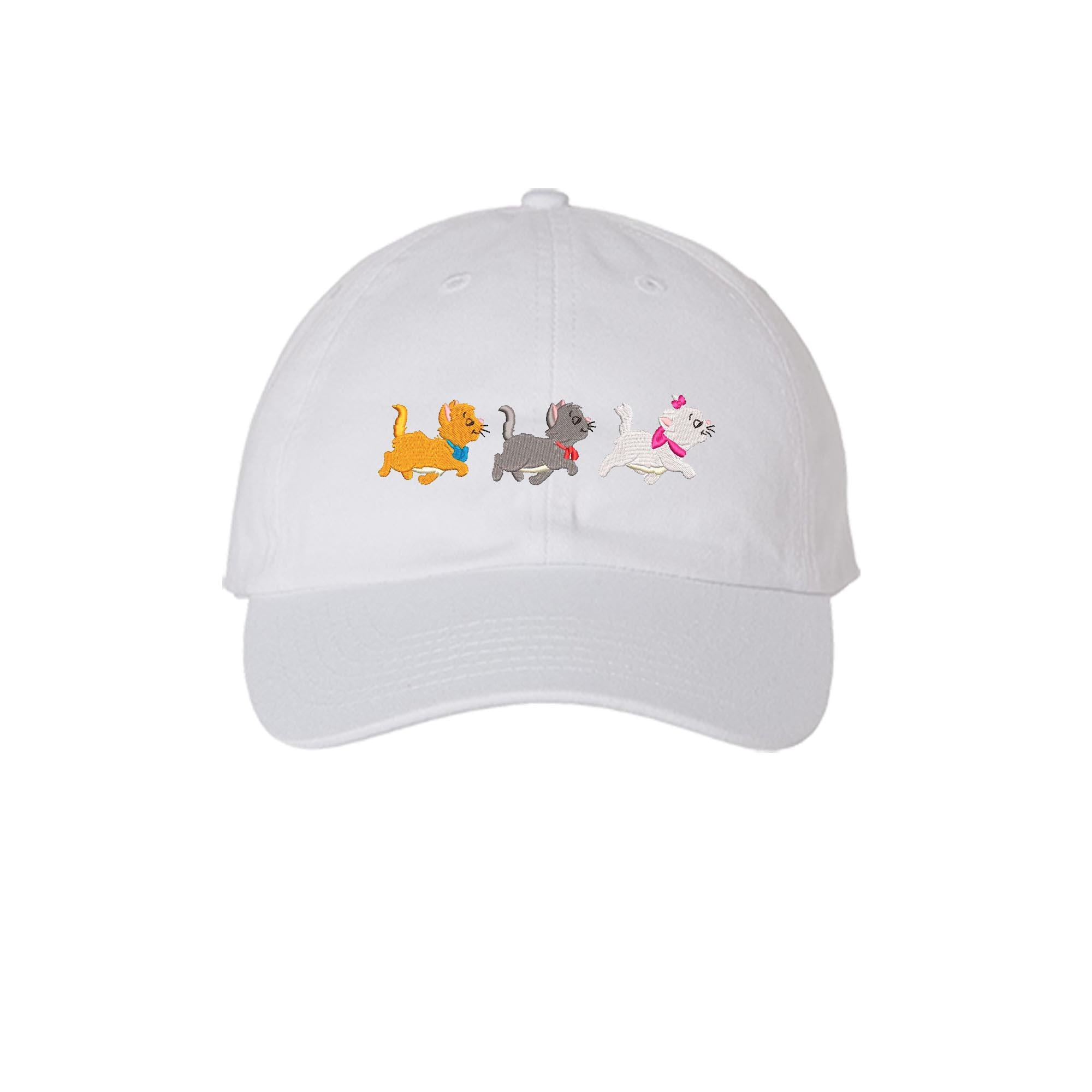 3 Aristocats Embroidered Hat Cute Marie Pink Bow Berlioz  display picture 2