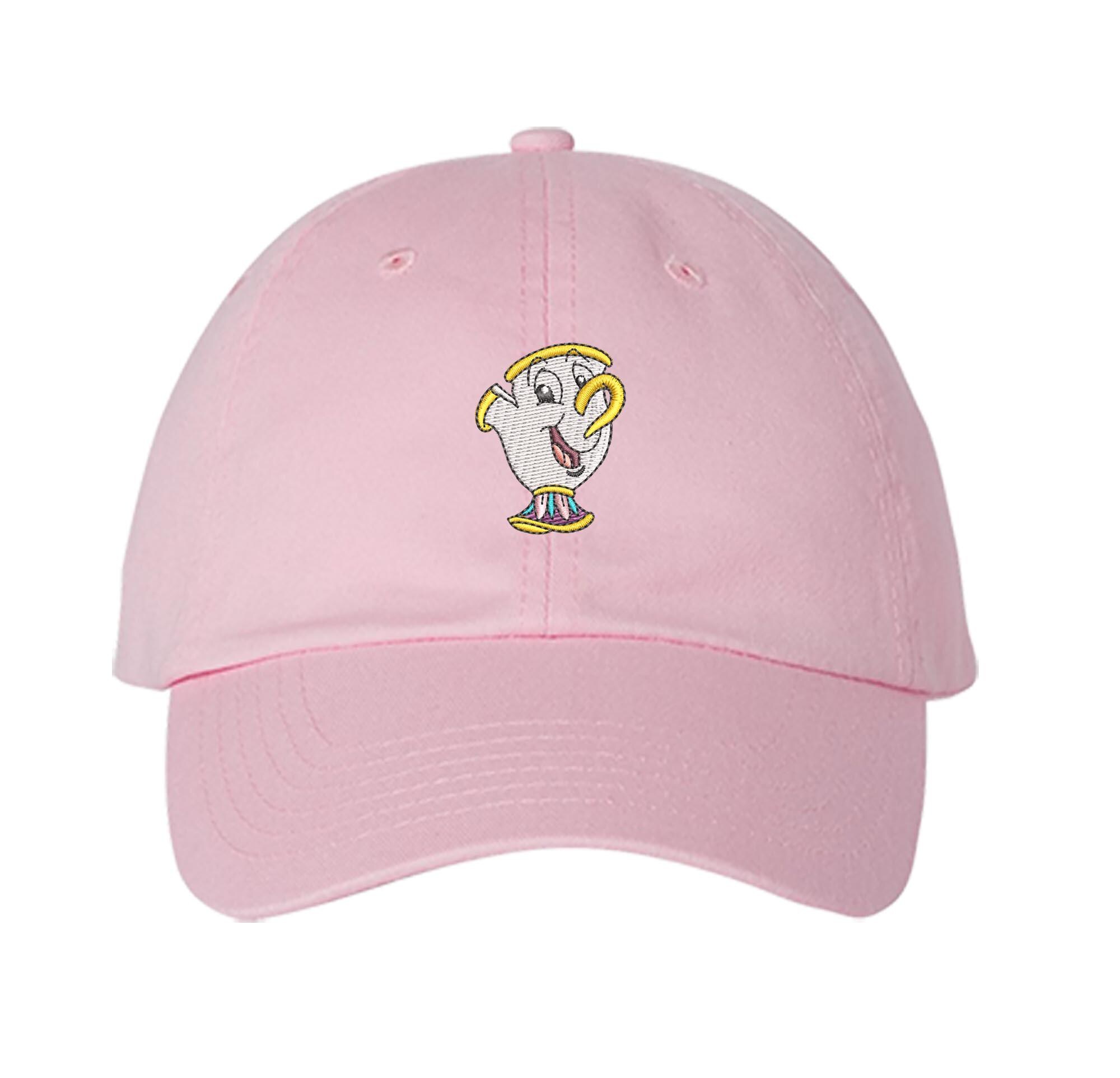 Chip Potts Embroidered Hat Beauty Beast Belle Teacup Friend