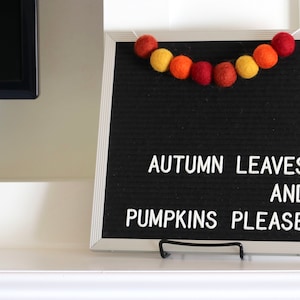 Letter Board Garland, Fall Letter Board Accessories, Halloween Letter Board Garland, Letter Board Accessories, Garland for Letter Board