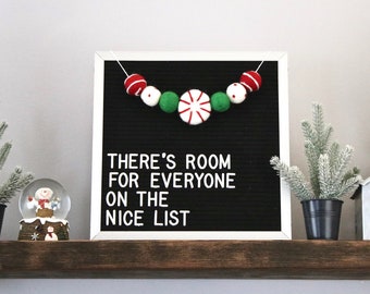 Letter Board Garland, Christmas Letter Board Accessories, Christmas Letter Board Garland, Letter Board Accessories, Garland for Letter Board