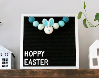 Easter Letter Board Garland, Easter Bunny Letter Board Accessories, Bunny Letter Board Garland, Garland for Letter Board