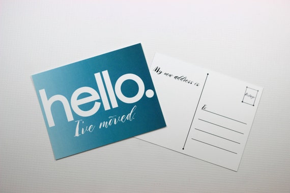 moving announcements moving postcards