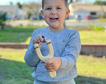 Easter Basket Idea, Felt Ball Slingshot, Wooden Slingshot, Felt Ball Ammo, Felt Ball Sling Shot, Easter Basket Gift