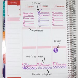 Planner Stamps, Planner Stamps for Erin Condren Life Planner, Planner Stickers, Planning Stamps, Stamps for Life Planner