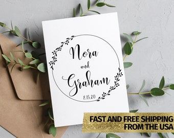 Wedding Monogram Stamp, Wedding Favor Stamp, Custom Wedding Favor Stamp, Wedding Monogram Logo, Monogram Logo for Wedding
