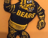 California CAL Golden Bears Vintage Embroidered Iron On Patch 3 quot x 2.5 quot