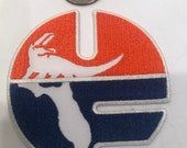 UF FLORIDA GATORS Vintage embroidered Iron On Patch 3 quot x 3 quot