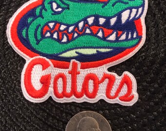 Huge 9.5" Florida Gators Embroidered Iron-On Patch – Unisex XL, NCAA Regular Season