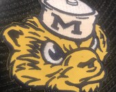 University of Michigan wolverines Embroidered Iron On Patch 3 quot x 3 quot