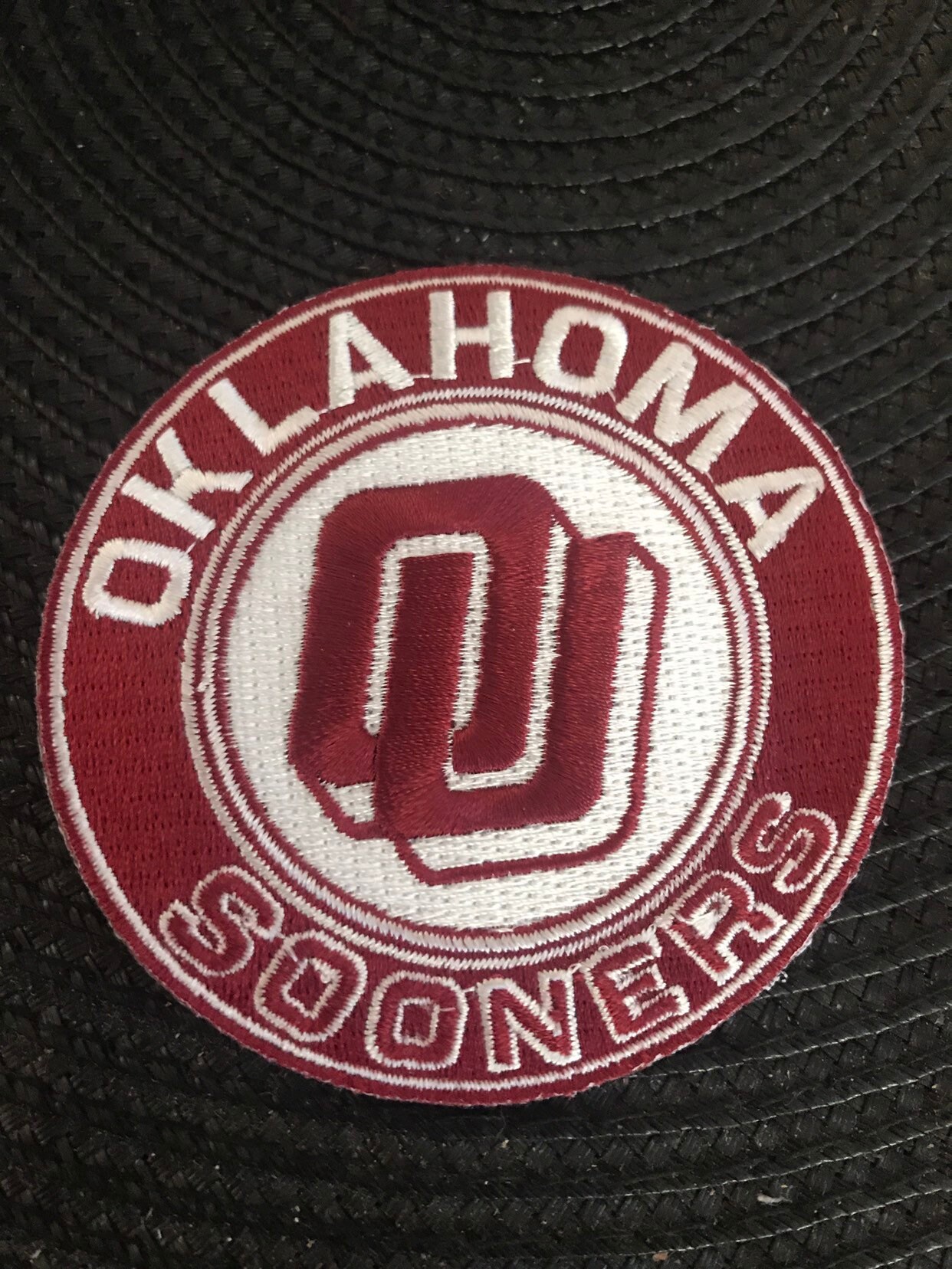 Download Oklahoma Sooners Framed Vintage Embroidered Patch Sports Collectibles Art Collectibles Shantived Com