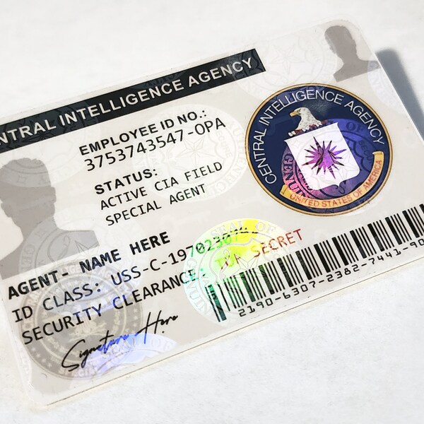 Cia Badge Etsy