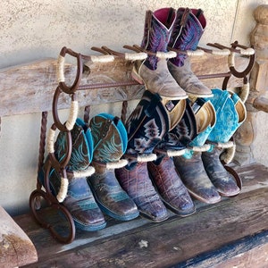 Wall Mounted Boot Rack Organizer Strong Boot Holder Durable Shoe