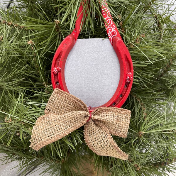 Horseshoe Picture Frame Etsy