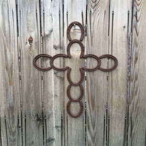 Rustic Horseshoe Cross, Horseshoe Art, Horseshoe Decor, Cross, Wall Art, Country Decor, Horseshoe Wall Art, Horseshoe Gift, Rustic Art