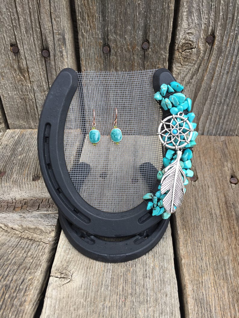 Earring Holder Horseshoe Earring Holder Earring Display Etsy