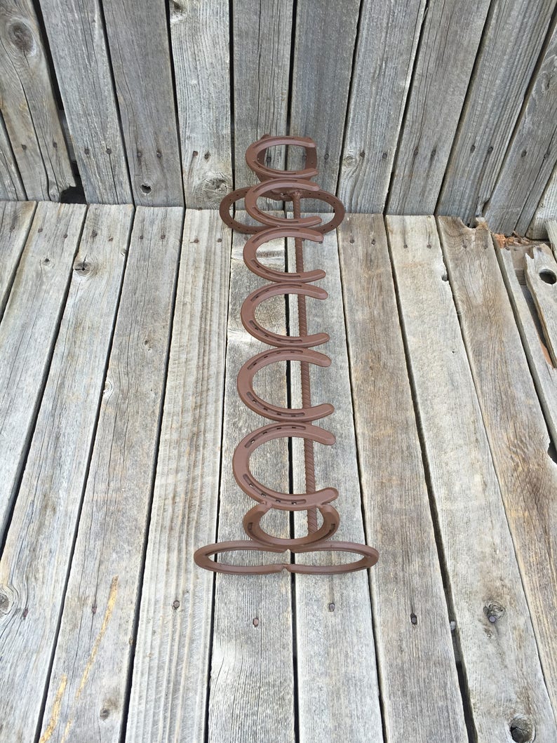 Cowboy Boot Organizer Horseshoe Decor Boot Rack Horseshoe Boot Rack Country Decor Horseshoe Art Boot Storage Country Chic Decor