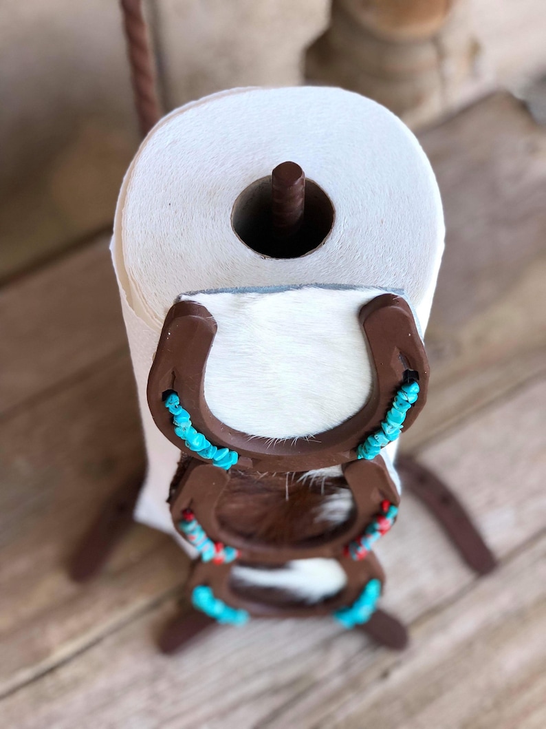 Paper Towel Holder Rustic Kitchen Decor Horseshoe Decor Farm Girl Gift Country Kitchen Decor Rustic Decor Horseshoe Paper Towel Holder