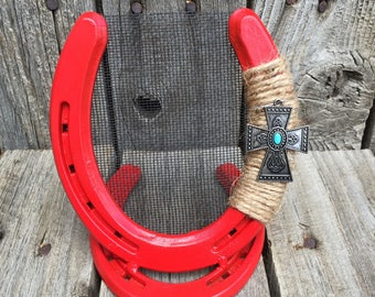 Earring Holder, Earring Display, Horse Girl Gifts, Rustic Home Decor, Country Chic Decor, Horseshoe Decor, Horseshoe Art, Rustic Home Decor